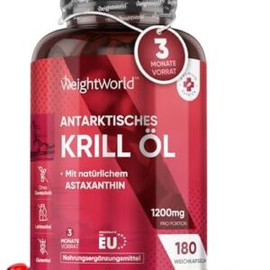 Krillõli (oomega 3) 180 geelkapslit, 3 kuu varu