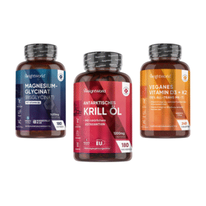 Soodus trio! Magneesium, D3+K2, krillõli