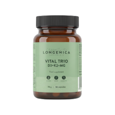 D3+K2+Mg glütsinaat (Vital trio)